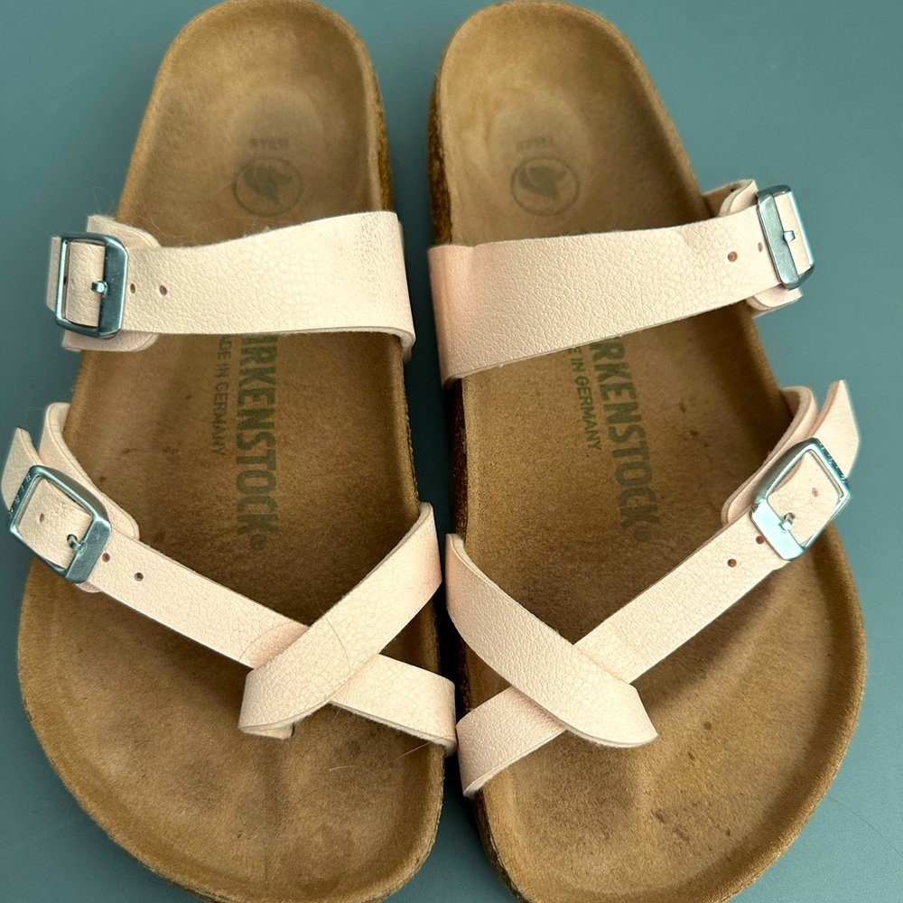 Light pink Birkenstocks